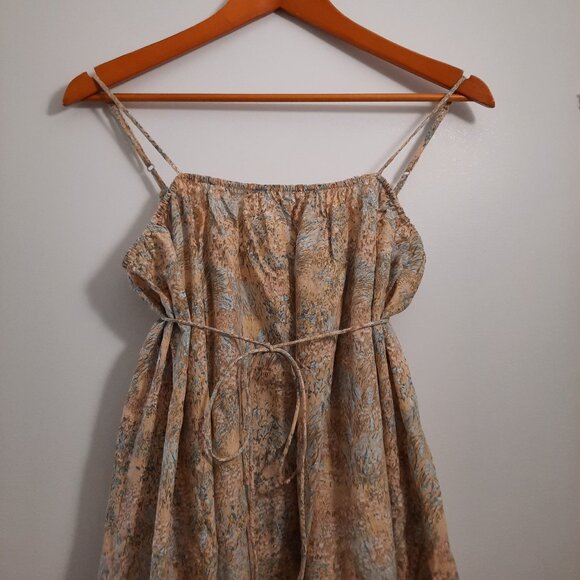 NWT H&M Cotton Floral Maxi Dress, Size XS - Picture 4 of 6